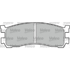 598516 VALEO Комплект тормозных колодок, дисковый тормоз