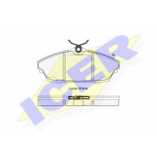 182026 ICER Комплект тормозных колодок, дисковый тормоз