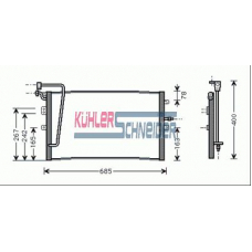 2020601 KUHLER SCHNEIDER Конденсатор, кондиционер