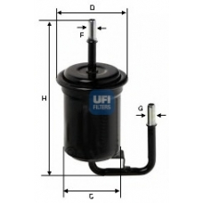 31.751.00 UFI Топливный фильтр