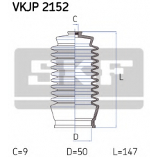 VKJP 2152 SKF Комплект пылника, рулевое управление