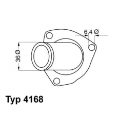 4168.92D WAHLER Термостат, охлаждающая жидкость