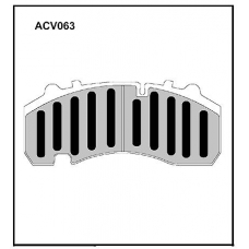 ACV063 Allied Nippon Тормозные колодки