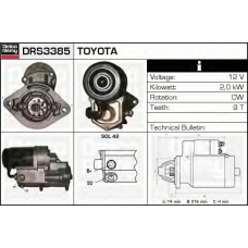 DRS3385 DELCO REMY Стартер