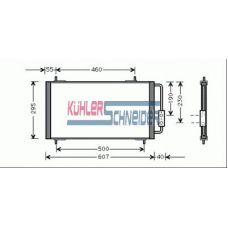 1122901 KUHLER SCHNEIDER Конденсатор, кондиционер