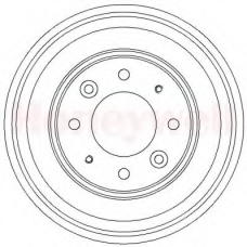 329335B BENDIX Тормозной барабан