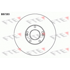 BS7203 FTE Тормозной диск
