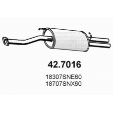 42.7016 ASSO Глушитель выхлопных газов конечный