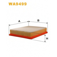 WA9499 WIX Воздушный фильтр