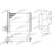 PRS2046 PATRON Теплообменник, отопление салона