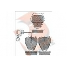 RB1565 R BRAKE Комплект тормозных колодок, дисковый тормоз
