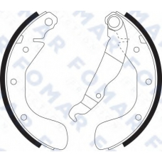 FO 9099 FOMAR ROULUNDS Комплект тормозных колодок