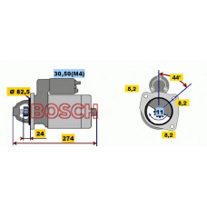 0 001 218 175 BOSCH Стартер