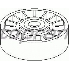 400 008 TOPRAN Натяжной ролик, поликлиновой  ремень