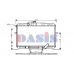 560011N AKS DASIS Радиатор, охлаждение двигателя