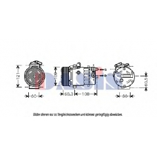 851861N AKS DASIS Компрессор, кондиционер