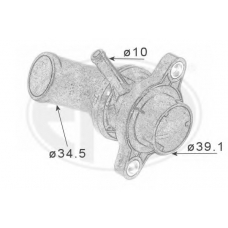 350382 ERA Термостат, охлаждающая жидкость