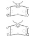 FD7247A NECTO Комплект тормозных колодок, дисковый тормоз