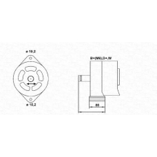 943357708010 MAGNETI MARELLI Генератор