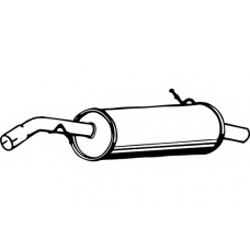 P4626 FENNO Глушитель выхлопных газов конечный