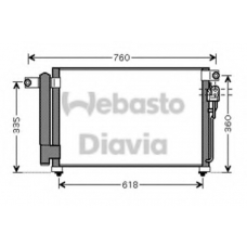 82D0226225MA WEBASTO Конденсатор, кондиционер