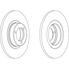 DDF041-1 FERODO Тормозной диск