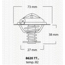 8620 7782 TRISCAN Термостат, охлаждающая жидкость