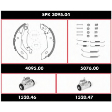 SPK 3095.04 REMSA Комплект тормозов, барабанный тормозной механизм