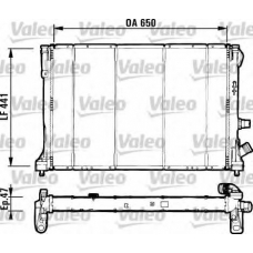 731129 VALEO Радиатор, охлаждение двигателя