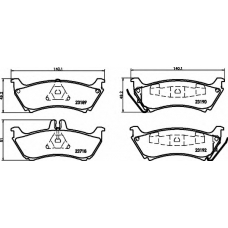 8DB 355 009-241 HELLA Комплект тормозных колодок, дисковый тормоз