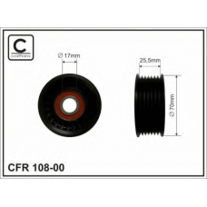 108-00 CAFFARO Натяжной ролик, поликлиновой  ремень