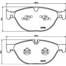 8DB 355 021-381 HELLA Комплект тормозных колодок, дисковый тормоз