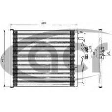 300254 ACR Конденсатор, кондиционер