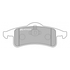LVXL1051 MOTAQUIP Комплект тормозных колодок, дисковый тормоз