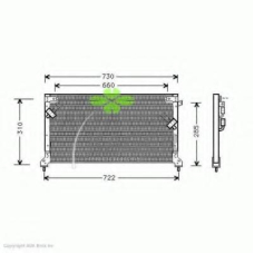 94-6302 KAGER Конденсатор, кондиционер