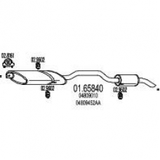 01.65840 MTS Глушитель выхлопных газов конечный