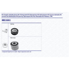 341311651101 MAGNETI MARELLI Комплект ремня грм