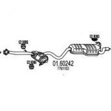 01.60242 MTS Глушитель выхлопных газов конечный
