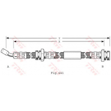 PHD208 TRW Тормозной шланг