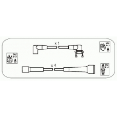 RB12 JANMOR Комплект проводов зажигания
