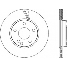 BDA2200.20 OPEN PARTS Тормозной диск