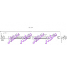 H5631Q Brovex-Nelson Тормозной шланг