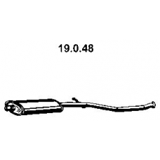 19.0.48 EBERSPACHER Средний глушитель выхлопных газов