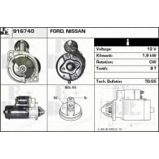 916740 EDR Стартер