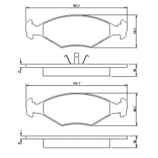 0 986 424 514 BOSCH Комплект тормозных колодок, дисковый тормоз