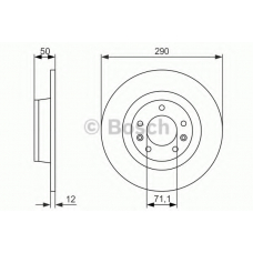 0 986 479 311 BOSCH Тормозной диск