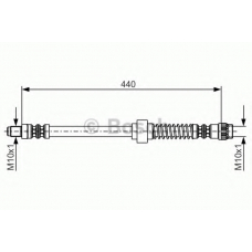 1 987 476 651 BOSCH Тормозной шланг