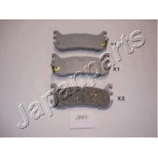 PP-391AF JAPANPARTS Комплект тормозных колодок, дисковый тормоз