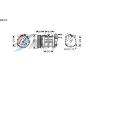 DNK315 GERI Компрессор, кондиционер