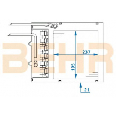 9007903 BEHR Electric heater